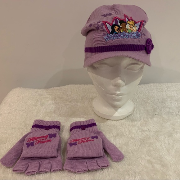 Disney Fairies Hat and Gloves set - Picture 1 of 9